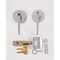 Sure-Loc Hardware Sure-Loc Hardware Basel Round Entry Lever, Polished Chrome BS107-RD 26 - alternate 2